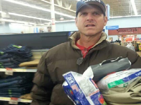 Jim Harbaugh Trades $8 Walmart Khakis for $23 Flat-Front Pants to Please Wife
