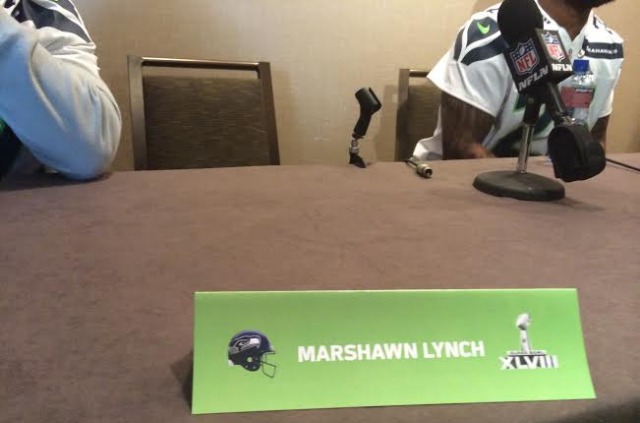 Does Marshawn Lynch Hate the Media? ‘Yeah’