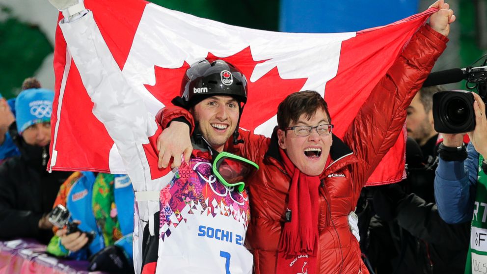 Canada's Bilodeau Dedicates Gold Medal to Brother with Cerebral Palsy