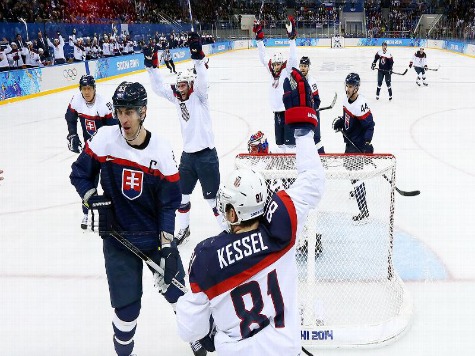 Sochi 2014: US Men's Hockey Crushes Slovakia, 7-1