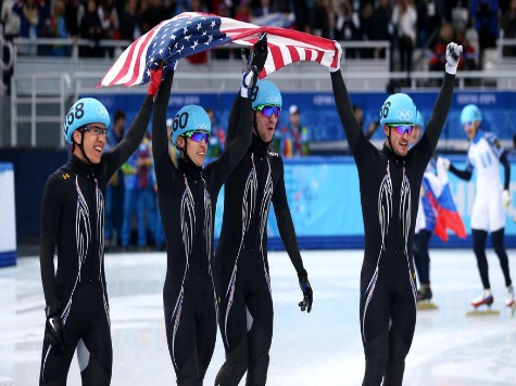 Sochi 2014: US Wins First Medal in Speed Skating with Silver in Men's 5000m Short Track Relay