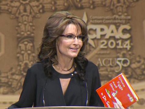 Palin Rocks CPAC, Re-Writes Dr. Seuss to Mock Obama, Media