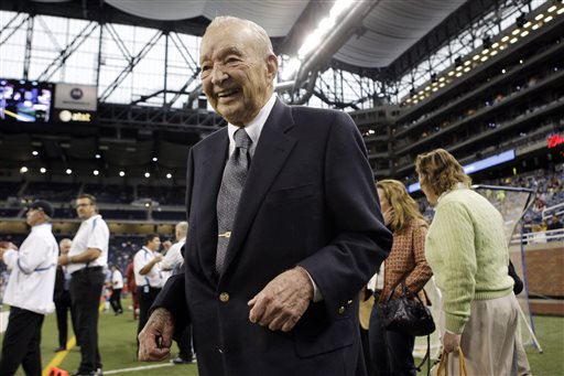 Lions Owner William Clay Ford Dies at 88