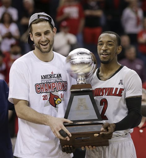 No. 5 Louisville Beats No. 21 UConn 71-61 for AAC Title