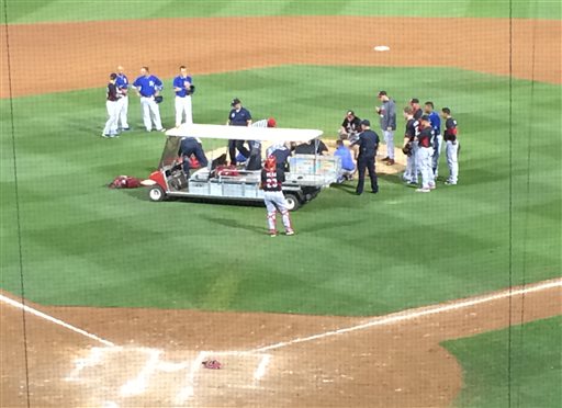 Game Called After Star Reds Closer Aroldis Chapman Struck in Face by Line Drive