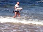 Reality TV MMA Star Rescues Baby Dolphin