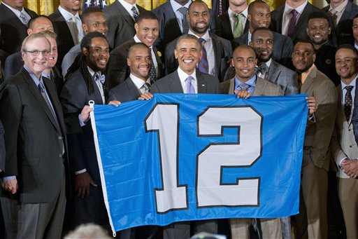 Obama Salutes Super Bowl Champion Seattle Seahawks