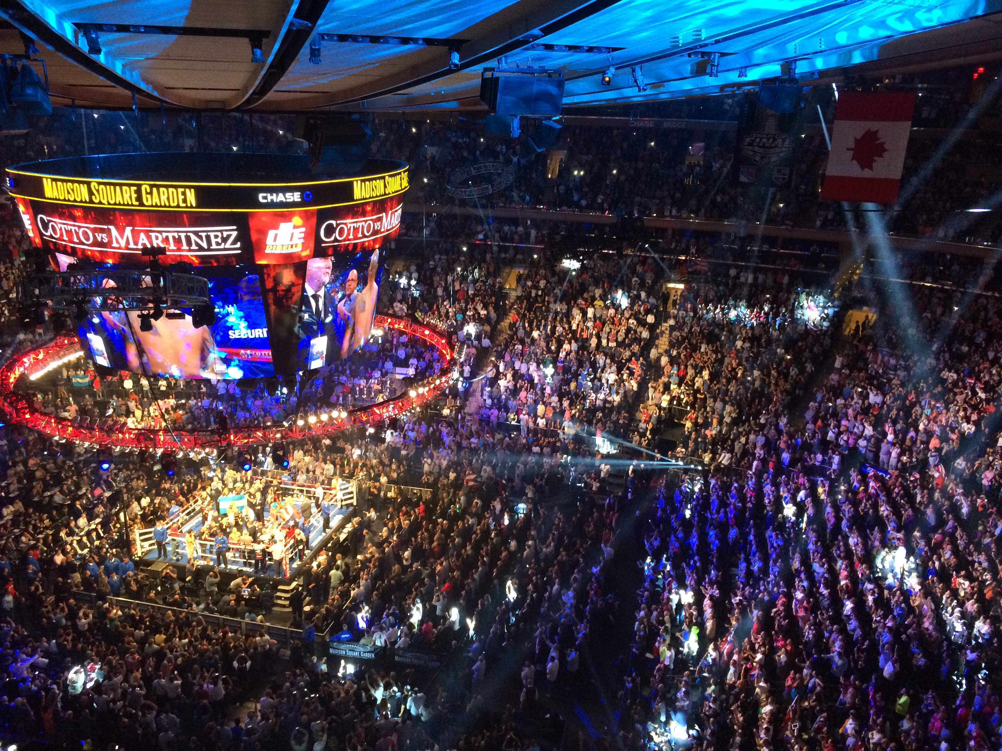 Miguel Cotto Dominates Sergio Martinez to Win Middleweight Championship at Packed Madison Square Garden