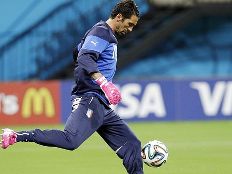 Italy Without Gianluigi Buffon in Debut Game Against England