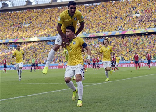 Brazil Beats Colombia 2-1 to Reach Semifinals
