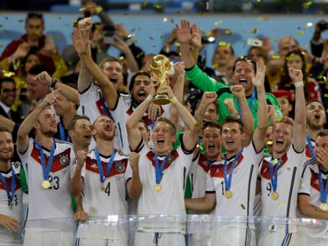 German Celebrations Damage World Cup Trophy