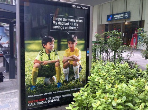 Singapore Changes Anti-Gambling Ads After Germany Wins World Cup