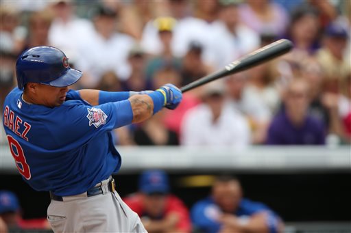 Baez Hits 2 HRs, Drives in 4 as Cubs Beat Rockies
