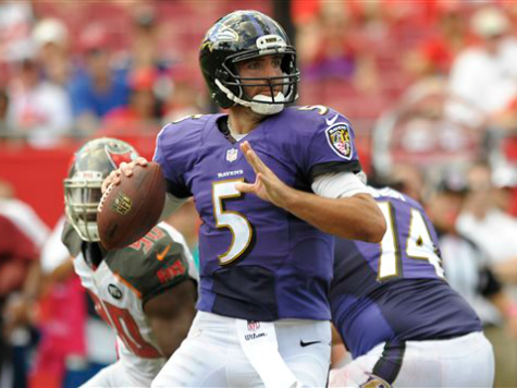 Raven Domination: Joe Flacco Throws 5 TDs in Rout of Buccaneers