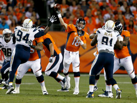 Manning, Sanders Lead Broncos Past Chargers, 35-21