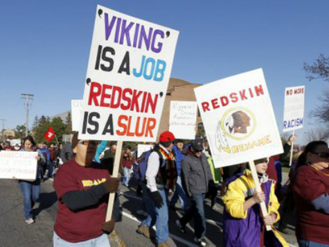 Anti-Redskins Protestors at Vikings Game Miss the Irony