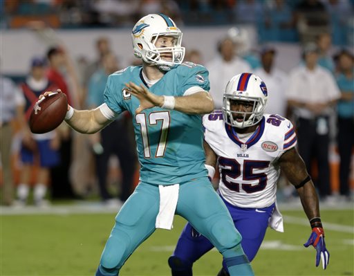 Dolphins End Skid against Bills, 22-9