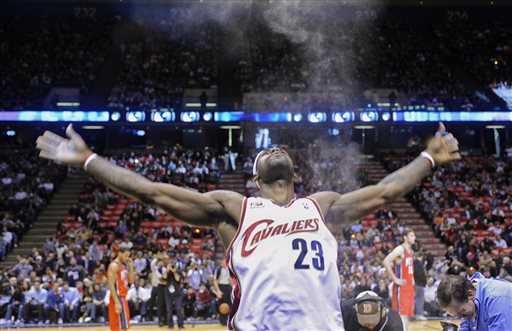 LeBron Says He Hasn’t Scrapped Chalk Toss