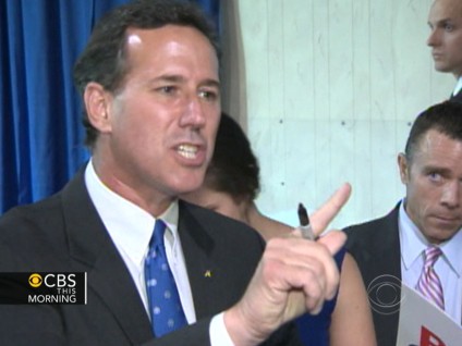'It's Bulls**t' Santorum's Heated Exchange With Reporter