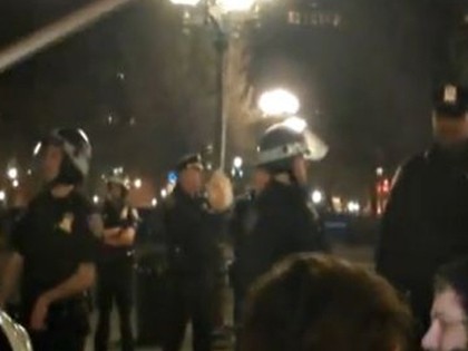 Occupiers Taunt NYC Cops With Doughnut On String