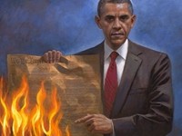 Controversial Artist of 'Obama Stomping Constitution' Releases New 'One Nation Under Socialism' Painting