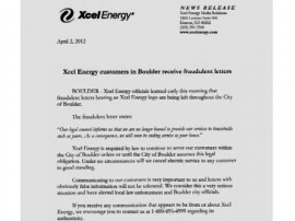 Fraudulent Energy Company Letter Threatens To Shut Off CO Customers' Power