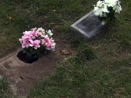 Thieves Steal Vases, Plaques From Plots At Cemetery