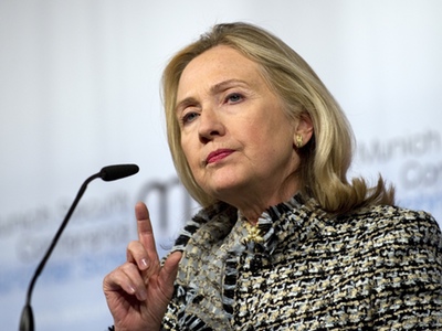 Clinton Warns Syria, North Korea, Iran On Security Issues