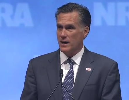 WATCH: Mitt Romney Speaks To NRA