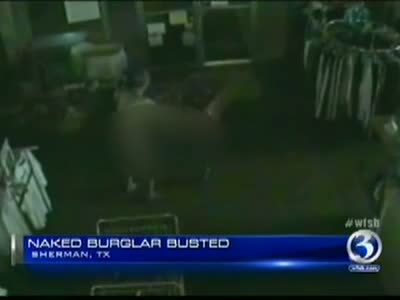 Man Robs Goodwill Store Completely Naked