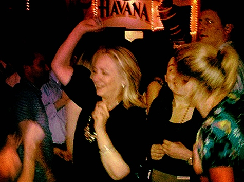 Hillary Clinton Parties In Colombia