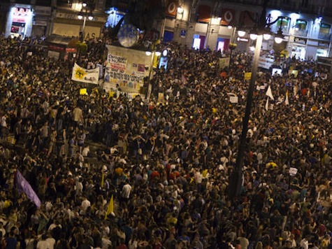 Thousands Protest In Spain