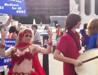 Obamacare Protests Begin With Belly Dancing!