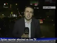 Syrian Reporter Attacked On Live TV