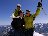 Gabrielle Giffords Visits French Alps