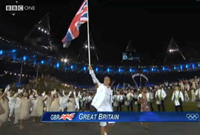 British Team Triumphantly Enters Stadium To David Bowie