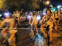 Disturbing Mom Strips & Exposes Daughter on Naked Bike Ride