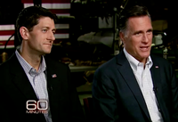 Romney, Ryan Hit 60 Minutes