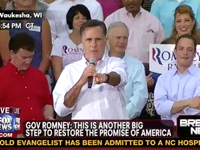 Romney Destroys Heckler: 'Mr. President Get Your Campaign Out of the Gutter'