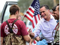 Romney Tours Storm Ravaged LA