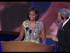 Michelle Obama Checks Out DNC Stage