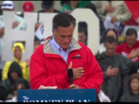 Romney Holds Moment Of Silence For Libyan Attack Victims