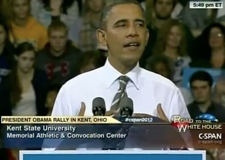 Obama: 'I Want To See Us Export More Jobs–Excuse Me, I Was Channeling My Opponent'