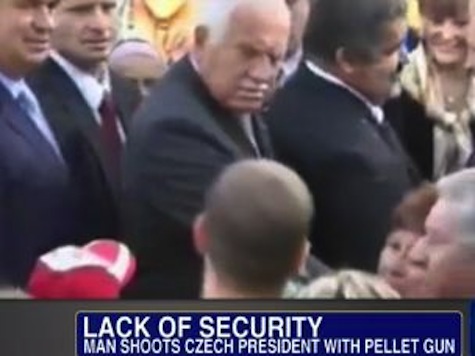 Man Shoots Czech President With Pellet Gun At Point-Blank Range