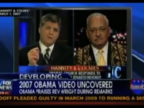 Hannity: Obama's Praise For Jeremiah Wright in 2007 Speech