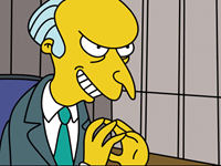 Villainous Business Tycoon Mr. Burns Of 'The Simpsons' Endorses Romney