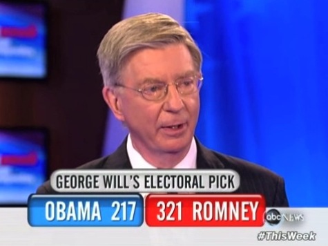 George Will: Romney Will Win Big