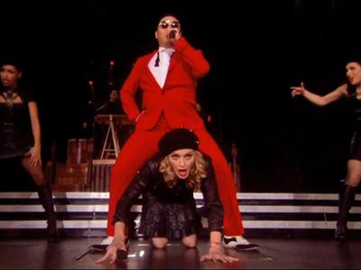 Madonna Goes 'Gangnam Style' With PSY