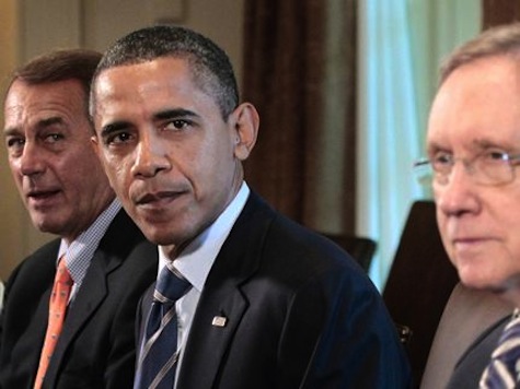 Obama And Congressional Leaders Meet to Avoid Cliff Dive