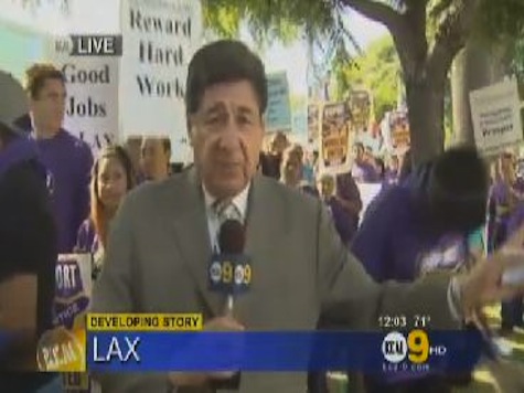 Protesters At LAX Have No Clue Union Airport Employees Don't Want Them To Protest